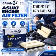 ASUKI Japan Engine Air Filter Civic fc 1.5 turbo Crv tme 1.5 turbo rw1