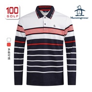 Munsingwear/munsingwear Golf Long Sleeve POLO Shirt Unisex New Lapel Can Be Customized