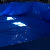 Lvju Canvas Fish Tank Liner Diameter 5m by Height 1.5m Fish Shrimp Pond Dia 16.4ft x H 4.9ft