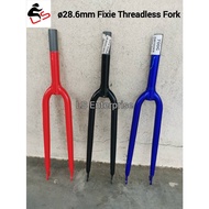 28.6mm Fixie Threadless Fork Speed Udang Basikal Fixie Road Racing Fixie Bike MATT Color