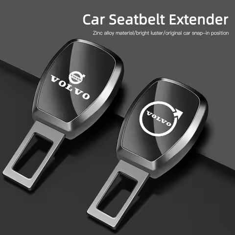 New Volvo Car Seat Belt Buckle Plug Extension Accessories For Volvo XC90 V90 V60 XC60 V40 EC40 EX40 