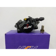 Nissin brake caliper front 2pot black and bracket