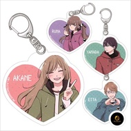Loveing Yamada At LV999 Anime Character Printed Keychain
