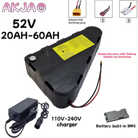 Air fast transportation 52V60AH High Capacity Waterproof Hard Case Strong power battery pack 350W500