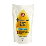 JOHNSON'S baby bath Milk + Oats  600ml x 2 Refill