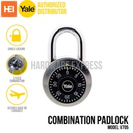 YALE V705 Stainless Steel Rotary Dial Combination Padlock