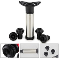 (DEAL) Wine Saver Vacuum Pump Sealer Preserver Set with 4 Valves Air Bottle Stoppers