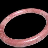 薔薇輝石 手鐲 全粉玉化 老礦原礦 內徑 57mm 玫瑰石 手環 桃花玉