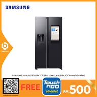 Samsung 594L SBS Family Hub Black Refrigerator Auto Open Door On Device Bixby RS90F65ANF/ME RS90F65A