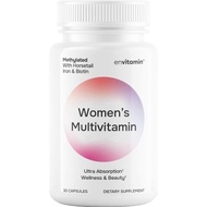 envitamin Womens Methylated Multivitamin Multimineral Horsetail, Iron, Biotin Complex with L Methylf