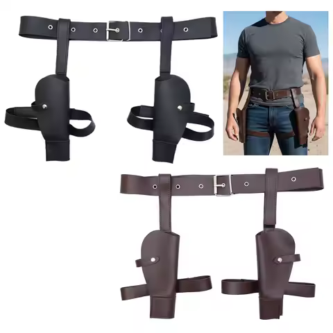 Tomb Raider Lara Holster Western Cowboy Belt Cosplay Prop Accessory for Adventure Costume Role Play 