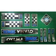 Oyama BMX Decal Chrome Sticker BMX Oyama Factory Correct Decal