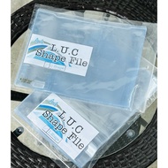 L SHAPE FILE (6PCS) / C SHAPE FILE (5PCS) A4 TRANSPARENT CLEAR HOLDER FILE PVC DOCUMENT CLEAR HOLDER