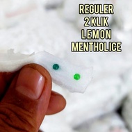 Busa filter Reguler double klik LEMON jeruk mentol ice 50 gram full klik