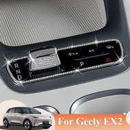 For Geely EX2 Geome Xingyuan : Diamond Trim Frame for Gear & Vent - 3M Adhesive Border Decoration