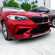 For BMW 2 Series F87 M2 CS 2016-2021 Accessories Front Bumper Lip Spoiler Splitter Upgrade Kit