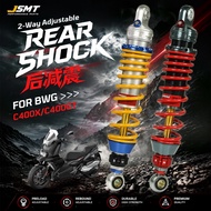 JSMT FOR BMW C400X C400GT Rear Shock Absorber Dual Adjustable Preload & Rebound Damping Scooter Susp