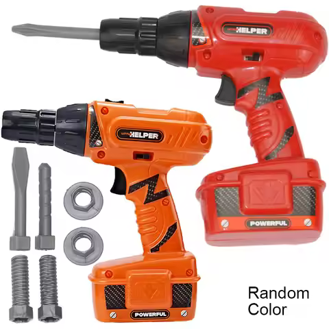 Tools Toys Electric Drill BO Simulation Screw Driver Kids Power Repair Tools Kits Children Pretend P