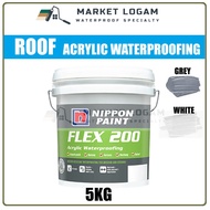 5KG NIPPON Paint FLEX 200 Arcylic Waterproofing / T-200 / T200