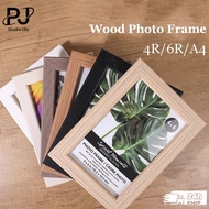 4R 6R A4 Wooden Photo Frame Picture Frame With Stand Home Decor for Table Wall 相框
