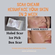 Scar Parut Therapy Ice pick Box Scar for Holed Scar ex Pimple Scar Original from Aesthetician Clinic