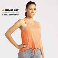 Beachbody Womens Tied Up Gfx Tank Top Lightweight Gym Yoga Training Fitness Sportswear