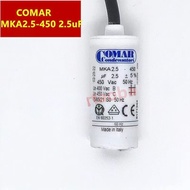 Capacitor 2.5 uF 450VAC COMAR MKA 2.5-450 Motor Fan Starter Capacitor