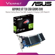 ASUS  GEFORCE GT 710 2GB GDDR5 EVO 64BIT GRAPHICS CARD WITH GPU TWEAK III | SUPPORTS 3 DISPLAY ( GT7