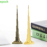 EPOCH Burj Khalifa Tower Statue, Kawaii Mini Alloy Burj Khalifa Tower Figurine, Micro Landscape Deco