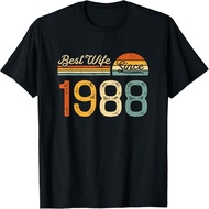 37th wedding anniversary - Best Wife Since 1988 37 years T-Shirt