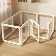 Pet Fence: Fully Transparent Acrylic Fence Small Dog Indoor Household Dog House Balcony Safety Fence