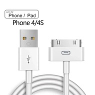 30 Pin USB Charger Cable For IPhone 4 4s 3G 3GS iPad 1 2 3 iPod Adapter Accessories Nano Touch Charg