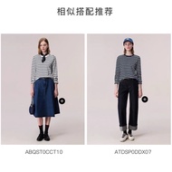 Hazzys Hazzys 2026 Loose Striped Long-Sleeved T-Shirt Women Autumn Fashion Casual Round Neck Commute