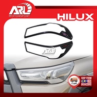 Toyota Hilux REVO Rocco Rogue 2020 2021 2022 Front Head Lamp Rear Tail Light Tail Lamp Cover Carbon 