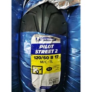Michelin Pilot Street 2 120/60-17 Tyre Tayar 120/60 B 17 Tubeless