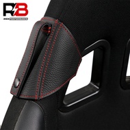 JDM Racing Bucket Seat Belt Guide Holder Protector Genuine Leather for BRIDE RECARO SPARCO TAKATA