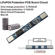 LiFePO4 1S 3.2V 2A 18650 26650 32650 LFP Battery BMS Charger Circuit Protection PCB Board solar LED 