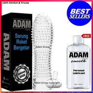 Adam Condom Vibrate Rocket Sex Toy for Men women Dildo Enlargement Delay Orgasm Vibration- Kondom Berduri Tahan Lama Sarung zakar bergetar