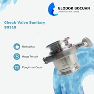 2" Check Valve Sanitary Tri-Clamp SS 316L 2 Inch