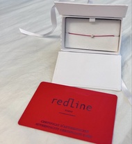 Redline 18K 玫瑰金鑽石紅繩手鏈 (Model number: 20R/Size :16.5)/ 18K Rose Gold and Diamond Illusion Bracelet