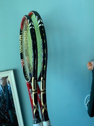 收藏品 Wilson federer BLx six one 95 日本網球拍japan tennis racket  grip 2