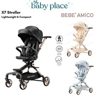 Bebe Amico X7-Two Ways Facing Stroller from 0-22kg