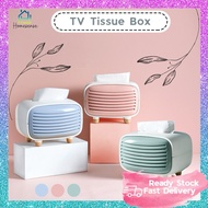 vintage tv tissue box tissue storage box