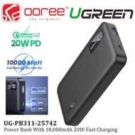 UGREEN PB311 / PB312 - 10000MAH / 20000MAH POWER BANK PD3.0 20W / TWO WAY FAST CHARGING / LED INDICA