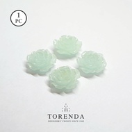 MAWAR Torenda Rose Acrylic biru (25mm) - Sequin Flowers (Flower Beads) Rose Beads / PCS