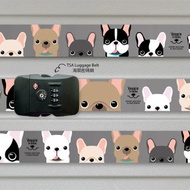 TSA海關密碼鎖行李帶法虎犬圖案