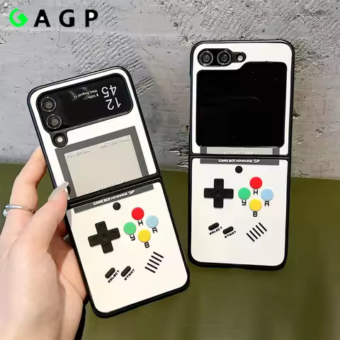 Cute Creative Game Case for Samsung Z Flip 6 5 4 Luxury Coque for Samsung Galaxy Fold Z Flip 6 3 4 5