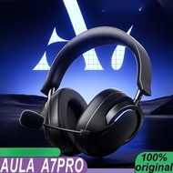 AULA  A7 Pro Esports Headphones Wireless Four Mode 1500mAh Battery RGB OPV C-Media2025 7.1 Channel L