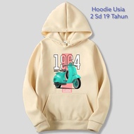 Sweaters And vespa Motorcycle Classic 2-19 Years Anime Hoodies For Kids Teenagers Sweaters &amp; Hoodies For Children-Teens 2-19 Years