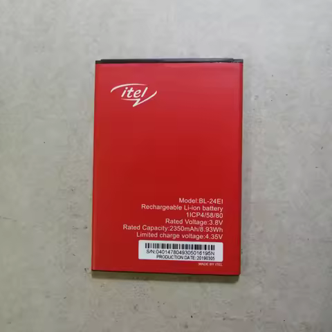 Original itel BL-24EI 3.8V 2400mAh 9.12Wh Battery For itel BL-24EI mobile phone Battery